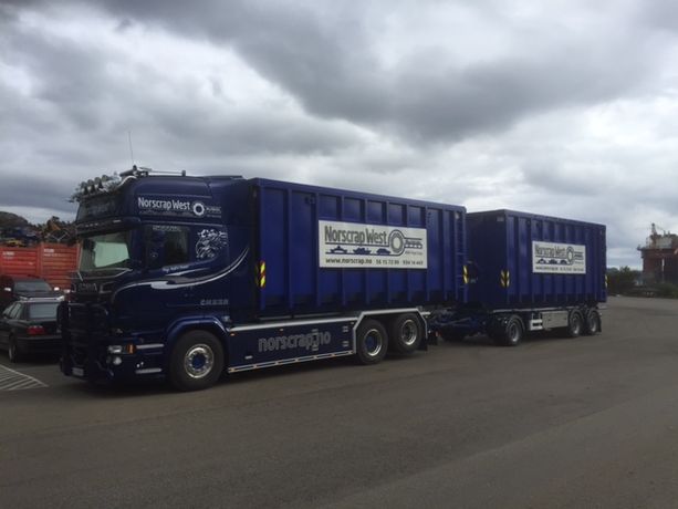 Transport norscrap west lastebil